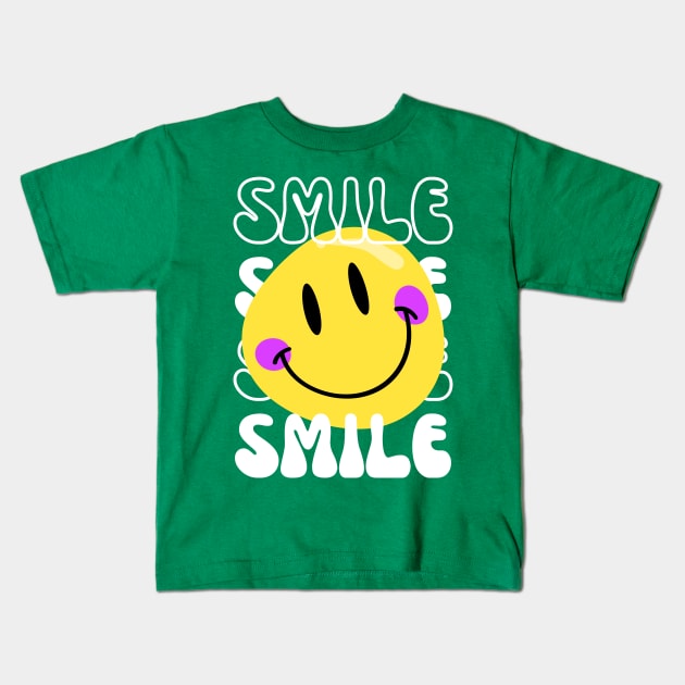 SMILE Kids T-Shirt by PatBelDesign